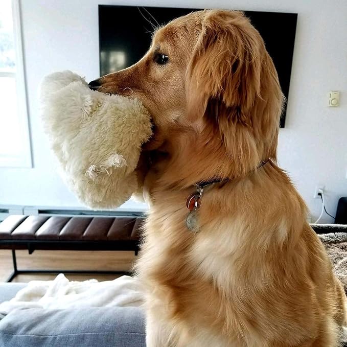 Original Snuggle Puppy Heartbeat Puppy Toy - Heartbeat Puppy for Dogs - Pet Anxiety Relief and Calming Aid - Comfort Dog Toy - Behavioral Training and Sleep Aid Cuddle buddy - Crate Training Essential