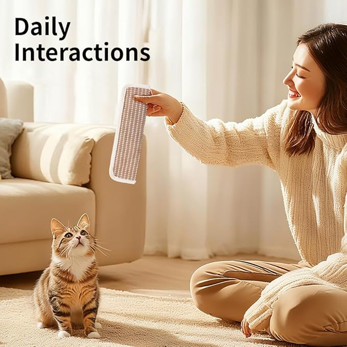 PAZ'S GIFT Cat Toy Stuffed with Plenty of Organic Catnip. Indoor Kittens Love Scratching and Kicking This Toy. Made of Soft sisal Material, its Interactive chew Design Keeps Bored Cats Entertained.