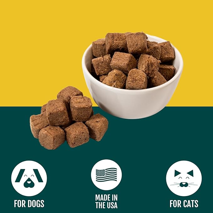 Momentum Carnivore Nutrition Freeze-Dried Duck Neck Dog Treats & Cat Treats – Single-Ingredient, High-Protein, Grain-Free, Natural Crunchy Chew – Made in USA – 3 oz Bag