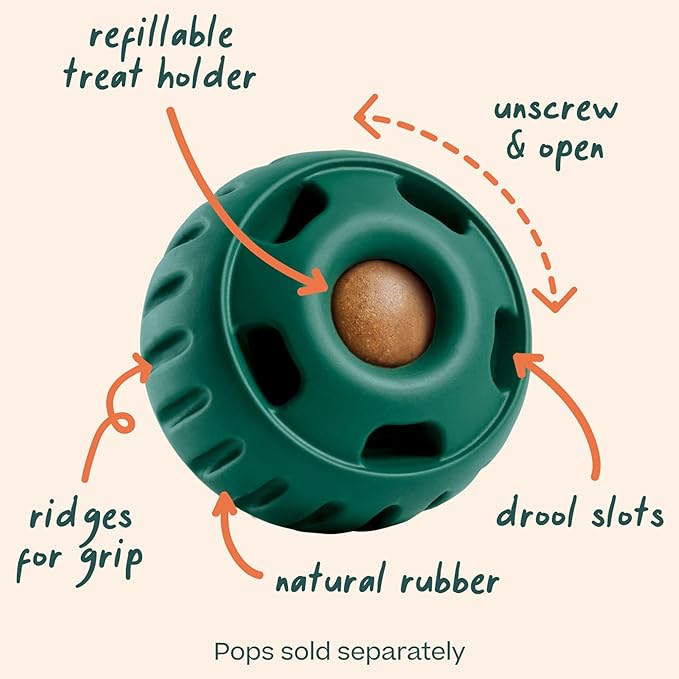 WOOF Pupsicle - Long-Lasting Interactive Dog Toy to Keep Your Pup Busy and Distracted - Safe for Dogs - Low-Mess Design - Dog Toys for Small Dogs 10-25 lbs