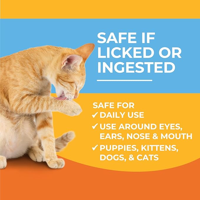 Skin & Wound Care Spray for Dogs & Cats – Lick-Safe Antiseptic Healing Aid, Itch Relief & Skin Repair Treatment for Hot Spots, Rashes, Cuts, Burns, & Irritation