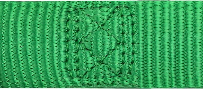 Hyhug Pets Upgraded Traffic Nylon 18 Inch Short Leash with Soft Neoprene Lined Handle for Medium Large Giant Breeds Dogs, Daily Use Walking and Professional Training. (18 Inches, Lime Green)