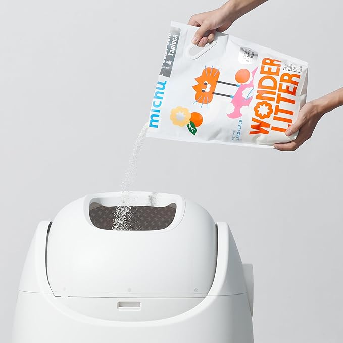 Michu Tofu Cat Litter Natural Clumping Tofu Cat Litter 5.5lb/88oz 5 Scents (Original + Wonder Litter, 2 Pack)