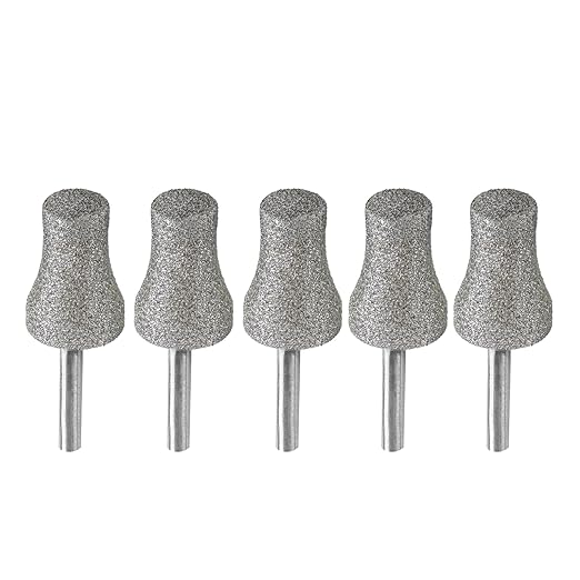 Diamond Rotary Pet Nail Grinder Bits Dog Nail Grinder Replacement Head -5PCS 1/8" Replacement Grinder Wheel for Animals Nail Care(E)