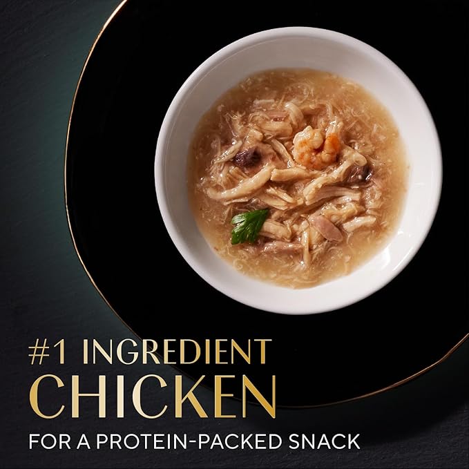 Sheba Selections Filets in Broth Adult Wet Cat Meal Complement Chicken & Shrimp Recipe, 1.3 oz. Cups, 12 Count