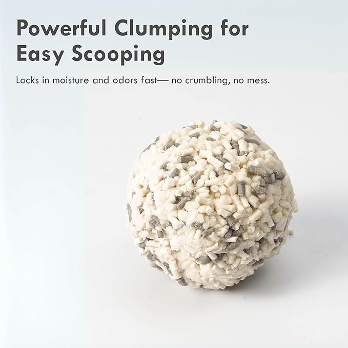 Boba Scented Pellet Tofu Cat Litter & Deodorizer Set – Strong Clumping, Odor Control, Easy Cleanup, Long-Lasting Freshness