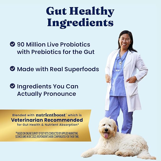 Solid Gold Lamb Dog Food Dry for Adult & Senior Dogs– High Protein Healthy Dog Kibble for Medium & Large Breeds – Whole Grain, Omega 3 & Probiotics for Gut Health & Digestion – Nutrientboost™ –3.75LB