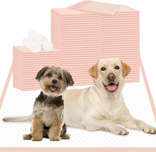 Puppy Pads Extra Large 36" × 36" - 45 Count XXL Dog Pee Pads, Pink Doggy Pads ｜Disposable Pet Training Pads, Super Absorbent & Leak-Proof & Quick Drying Potty Pads
