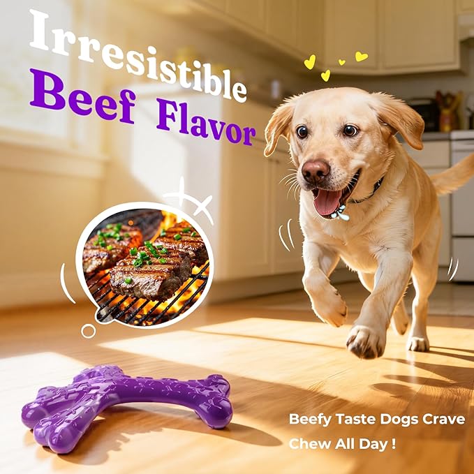 Aggressive Chewers Dog Chew Toys - 2 Pack Tough Dog Toys for Aggressive Chewers Large Breed, Indestructible Dogs Toy for Gift, Interactive to Keep Them Busy