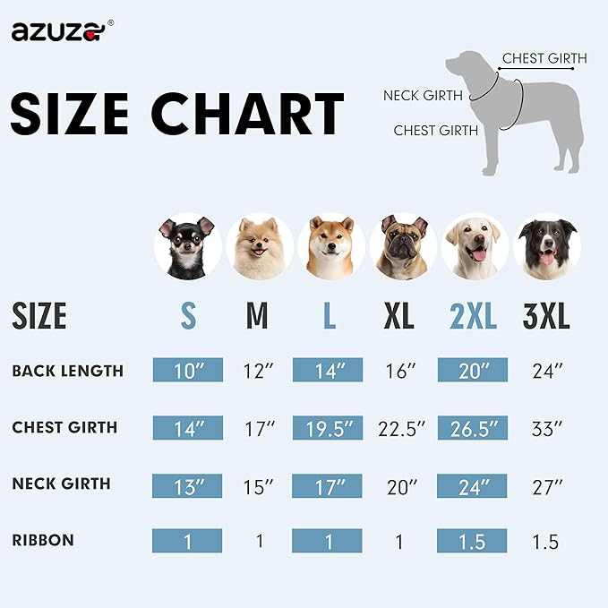 azuza Dog Jacket for Small Dogs Waterproof Dog Coat with Reflective Strips and Harness Built in Warm Fleece Dogs Winter Coat Windproof with Back Zipper, Blue L