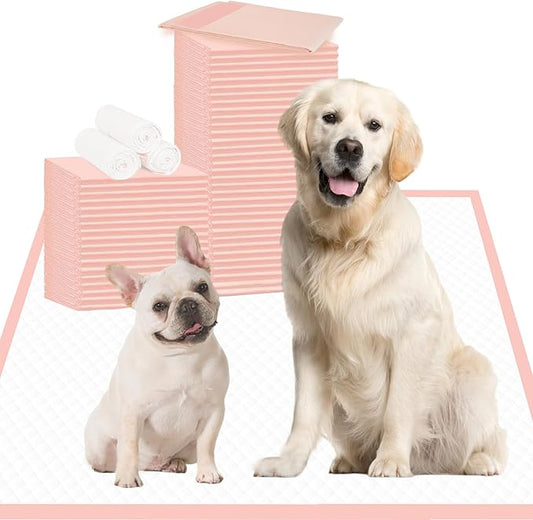 XXL Puppy Pads, 35 Count Dog Pads Extra Large, 36"×36" Pink Pee Pads for Dogs｜Disposable Training Pads, Super Absorbent & Leak-Proof & Quick Drying Potty Pads for Doggy