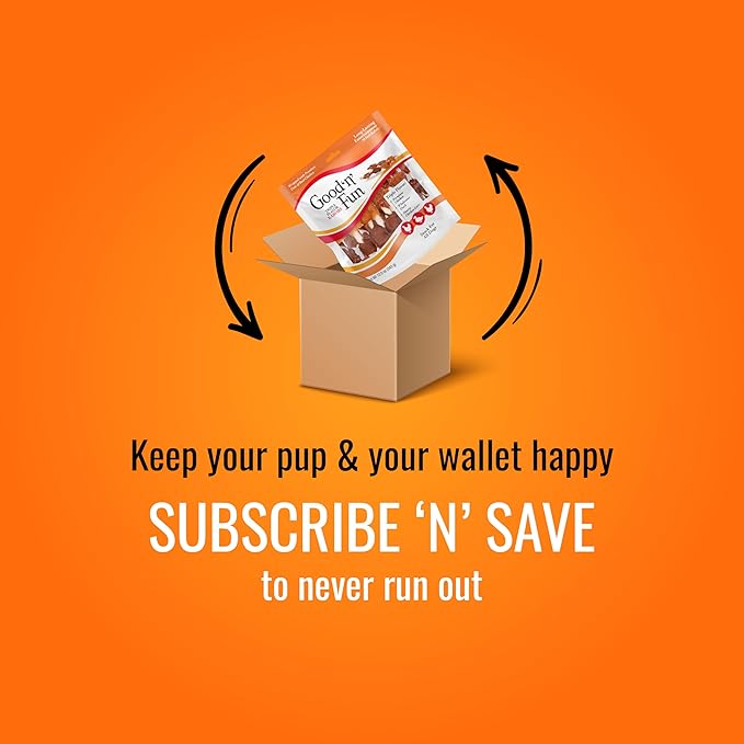 Good'n'Fun Triple Flavor 7 inch Rolls, Chews for Dogs, 6 Count (Pack of 1)