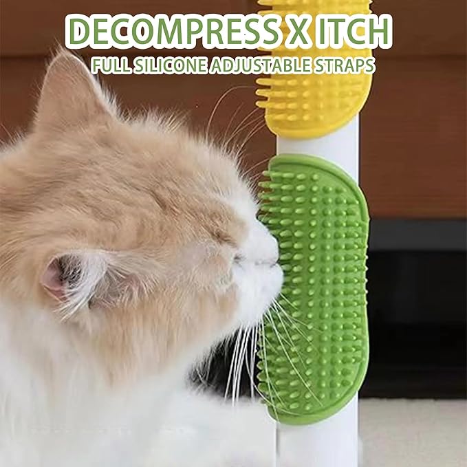 Self Cleaning Slicker Brush, Dog Cat Bunny Pet Grooming Shedding Brush, Easy to Remove Loose Undercoat, Pet Massaging Tool Suitable for Pets with Long or Short Hair (Green)