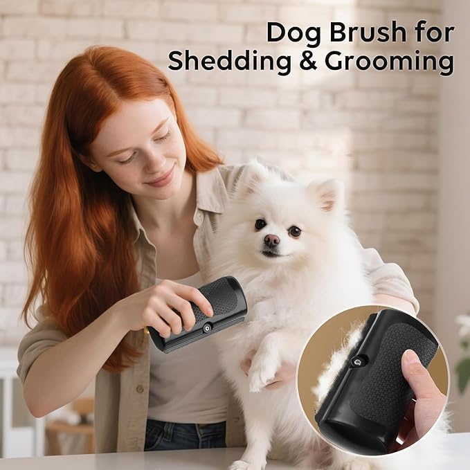 Deshedding Dog Brush, Pet Hair Remover Comb for Shedding, Easy Clean, Effective for Short and Long Hairs, Pet Hair Removal Tool for Cats, Dogs, Rabbits, Horses