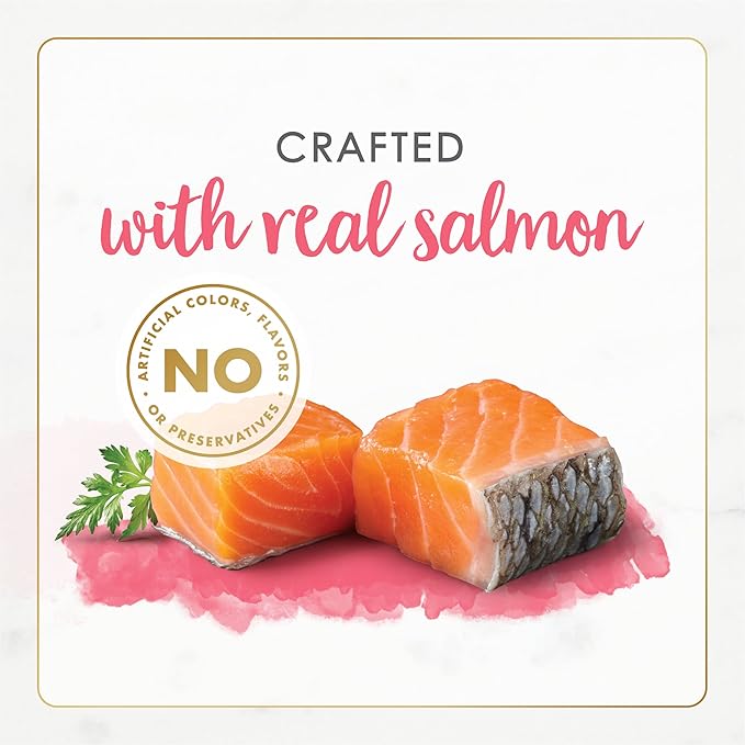 Purina Fancy Feast Grain Free Pate Wet Kitten Food Gourmet Naturals Wild Alaskan Salmon Recipe - (Pack of 12) 3 oz. Cans