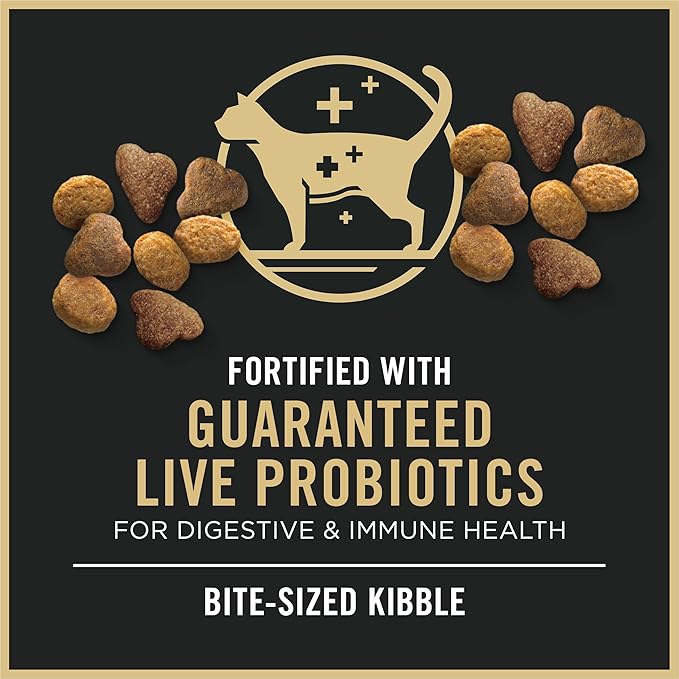 Purina Pro Plan High Protein Cat Food With Probiotics for Cats, Salmon and Rice Formula - 7 lb. Bag