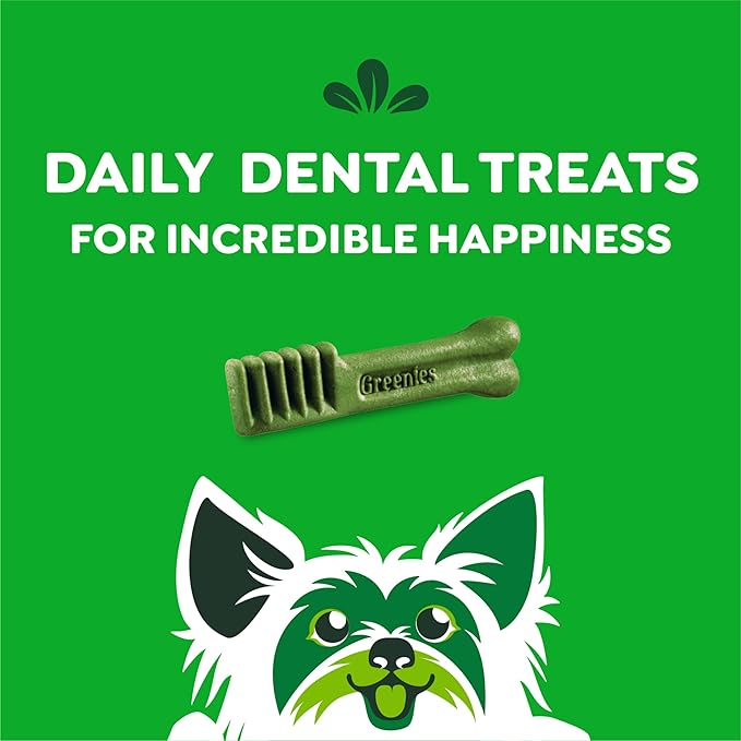Greenies Original Petite Dental Dog Treats, (4) 30 ct Packs (120 Treats)