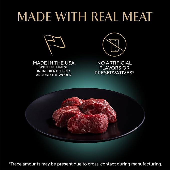 Sheba Gravy Indulgence Adult Wet Cat Food Beef Entree in Extra Gravy, 2.6 oz. Twin-Pack Trays (24 Count, 48 Servings)