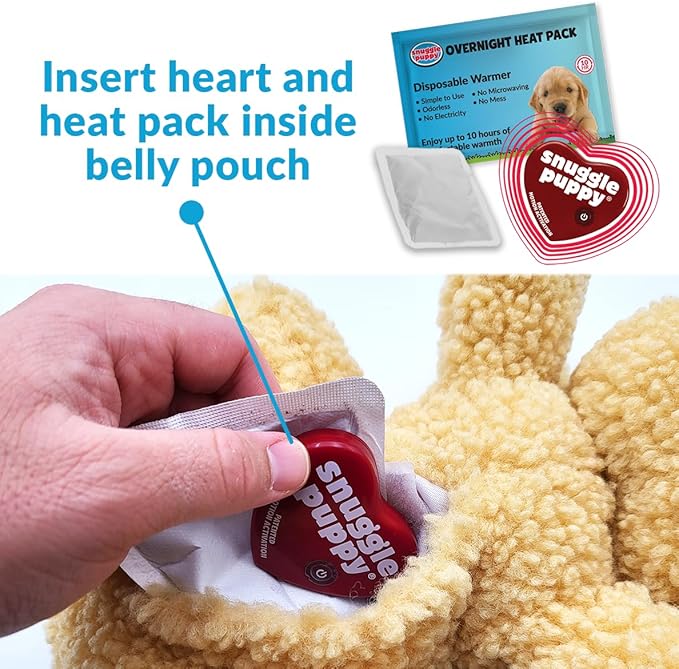 Snuggle Puppy SmartPetLove Special Edition Toys - Heartbeat Puppy for Dogs - Pet Anxiety Relief and Calming Aid - Comfort Dog Toys for Behavioral Training in Doodle
