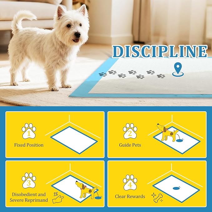 Extra Large Dog Pee Pads, 31"x47" Jumbo Puppy Potty Training Pads | 40 Count Super Absorbent & Leak-Proof Pads for Large Breed Dogs, Great for Crate Lining & Floor Protection