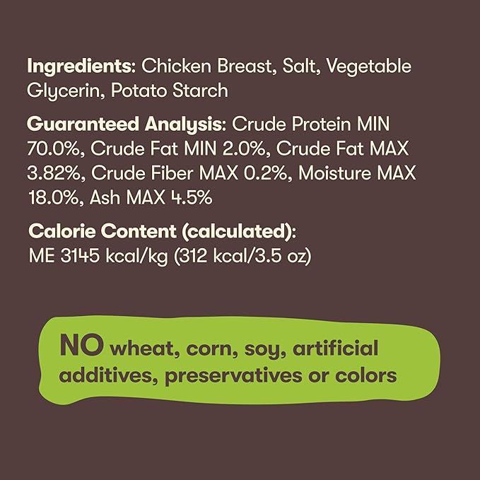 Pet 'n Shape Chik 'n Breast Jerky Dog Treats - 2 Pound