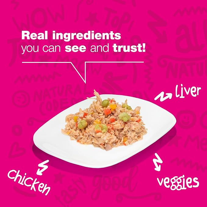 Natural Code - Wet Cat Food, Limited Ingredient Cat Food, High-Protein, Non-GMO, No Artificial Additives, Made in Italy, Chicken, Vegetables & Liver in Broth for Adult Cats (3 oz, 24 Pack)