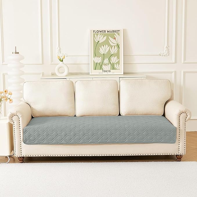 hyha Waterproof Dog Bed Blanket, Soft Pet Blankets, Waterproof Couch Cover for Dogs, Reversible Sofa Covers Washable for Furniture (30x70 Inch, Grey/Grey)