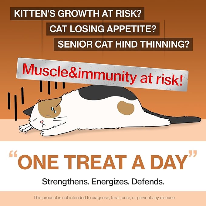 Doctor By Cat Colostrum Protein Cat Supplement Immune Support Muscle Growth, Gentle on Digestion for Kittens, Adult&Senior Cats with Goat Milk, Whey Protein Isolate, Colostrum Lickable Formula