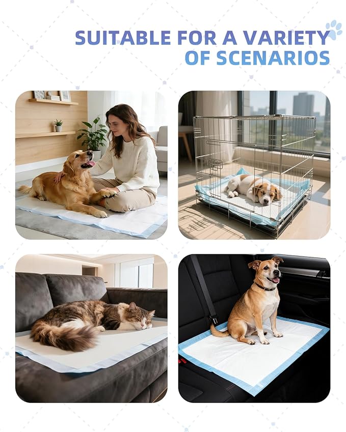 Dog Pee Pads Extra Large 30"x36", 50 Count Puppy Pads XXL, Potty Pads for Dogs, Super Absorbent & Leak-Proof, Disposable Training Pads for Puppies, Doggie Pads