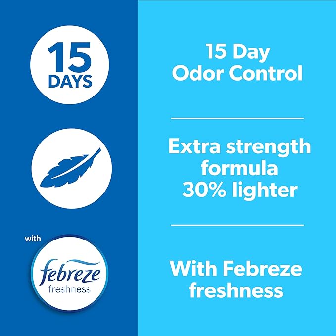 Fresh Step Light Weight Advanced Extreme Cat Litter with Febreze Freshness, Extra Strength Formula Clumping Litter, 25 lbs. (2 x 12.5 lb. Box)