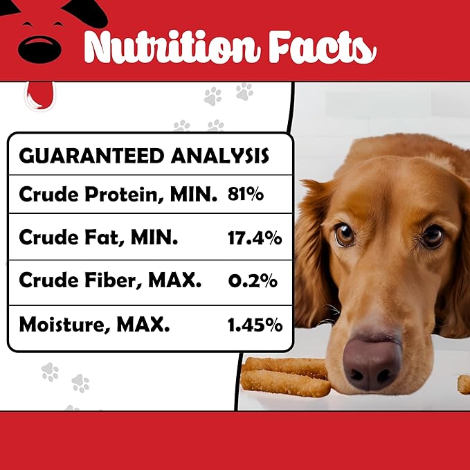 Winni Treats Freeze Dried Fish Sticks for Dogs - Single Ingredient, Preservative-Free, Premium Wild-Caught, Great Lakes Cisco Fish, High in Protein, Omega 3, Low Fat, Fish Treats for Dogs (3 Ounces)