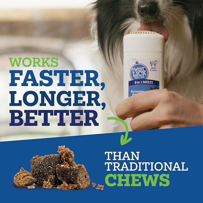 Vetality Twist and Lick Well Gels Supplement (Blue)