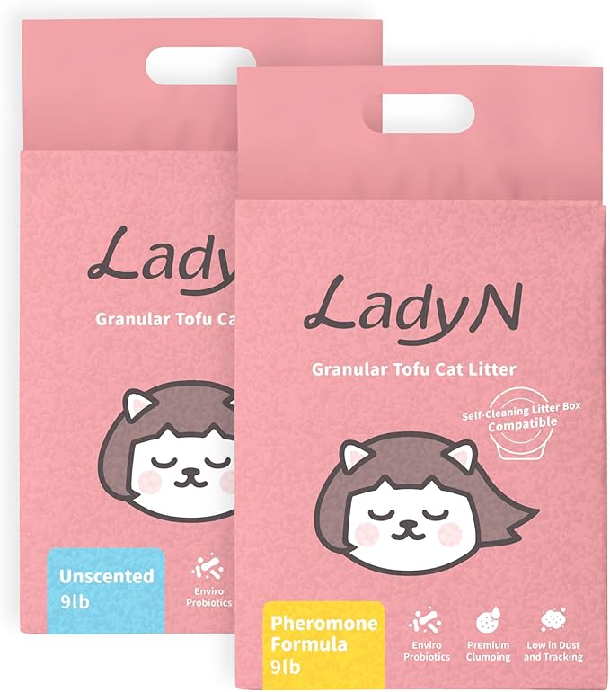 New Cat Starter Set (for Auto Boxes) – Unscented Mini-Pellet Litter + Attractant Mini-Pellet Litter for Automatic Boxes | Dust-Free, Strong Clumping, Easy Cleanup