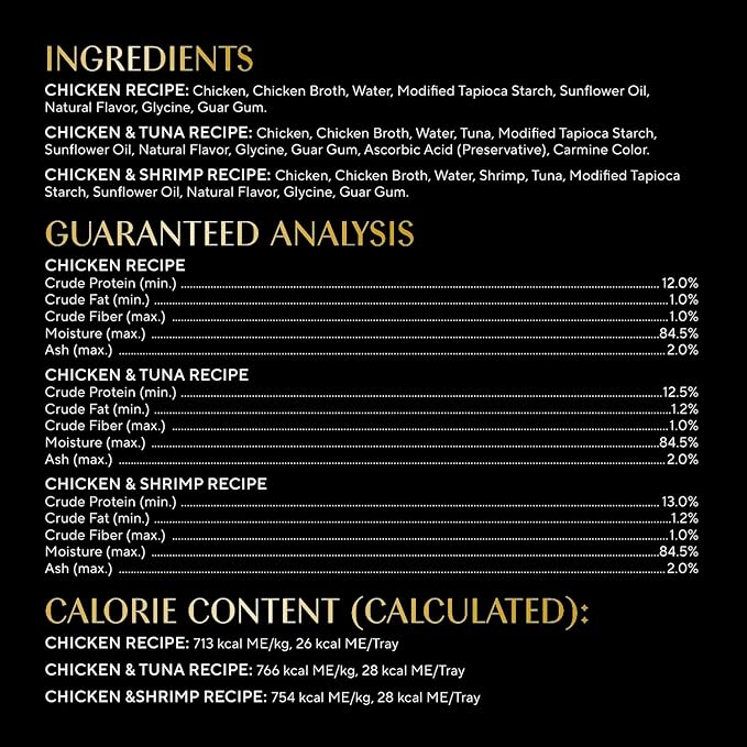 Sheba Selections Filets in Broth Adult Wet Cat Meal Complement Chicken, Chicken & Tuna, or Chicken & Shrimp Recipe, 1.3 oz. Cups, 24 Count
