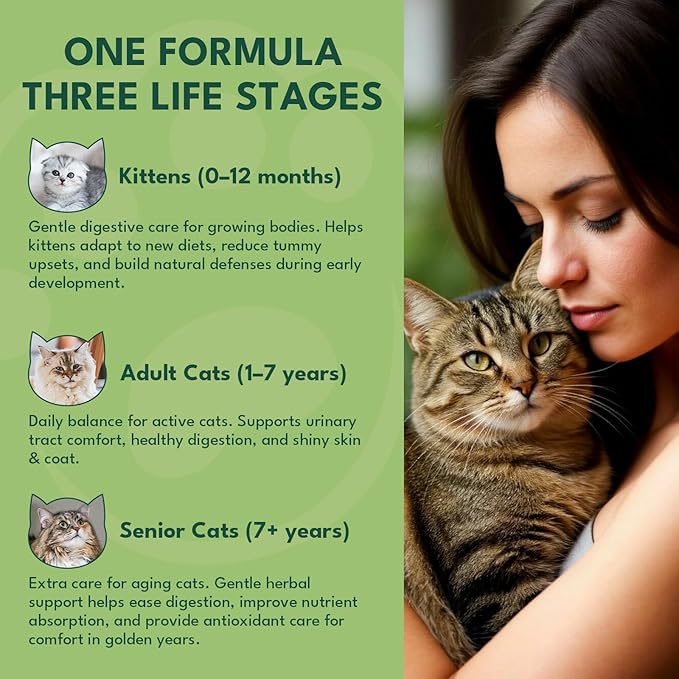 YOTANGO Natural Antibiotics for Cats, Cat Antibiotics for UTI & Itch Support, Immune, Digestive, Allergy, Skin & Coat Support for Cats and Kittens, for All Ages & Breeds (Chicken Flavor-60ml 2 Pack)