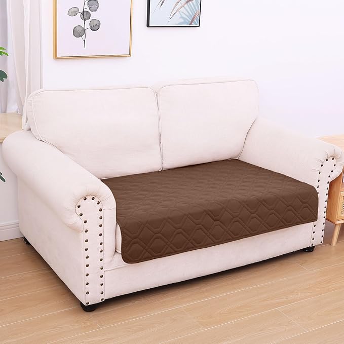 hyha Waterproof Dog Bed Blanket, Soft Pet Blankets, Waterproof Couch Cover for Dogs, Reversible Sofa Covers Washable for Furniture (30x53 Inch, Brown/Chocolate)