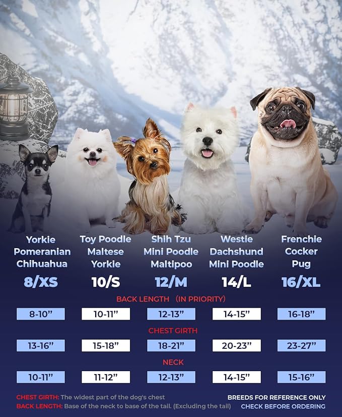 SPACE LION Dog Puffer Jacket, Down Winter Coat, Durable Outdoor Coat for Cold and Windy Conditions, Lightweight & Adjustable Fit Coats for Small Dogs, (Pink, Size10/S)