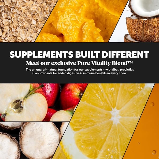 Dog Multivitamin Max Strength - 15 in 1 Vitamins for Health & Heart - Essentials Fish Oil, Glucosamine, Probiotics, Omega Fish Oil - Multivitamins Supplements for Skin and Coat