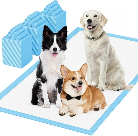 Puppy Pee Pads for Dogs 28"x44" 100 Count, Dog Pee Pads Extra Large, Leak-Proof & Super Absorbent, Thicken Disposable Potty Pads Puppy Training Pads for Cats Rabbits