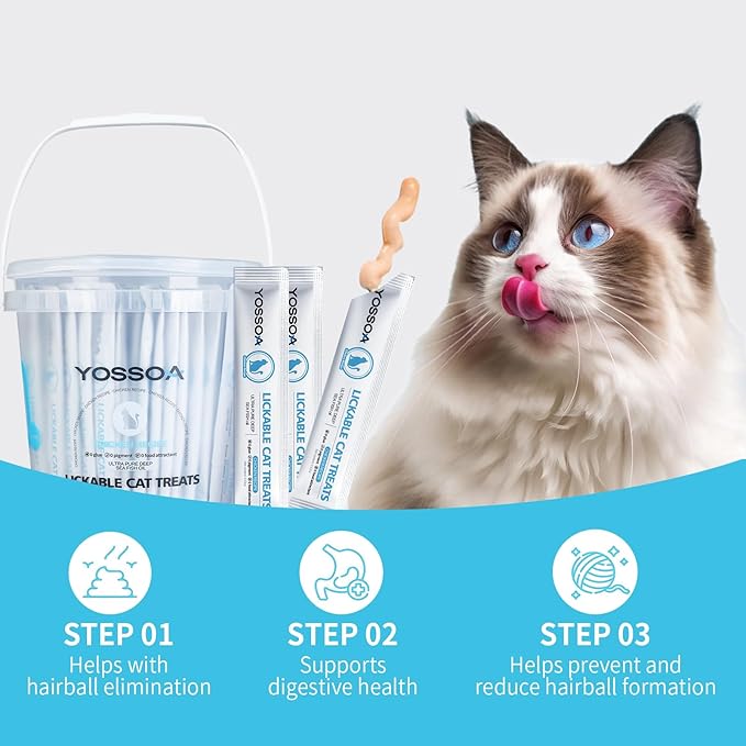 100Tubes Cat Treat Snack Wet Lickable Squeeze Stick Lickable Treats Dogs & Cats Omg3 Squeezable Creamy Purée Cat Snack Chicken Lickable with Multivitamin Lickable pet Treats Healthy Grain-Free