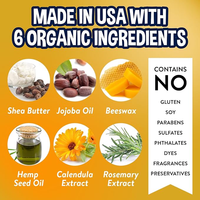 Bodhi Dog Paw Balm - Lick Safe - USDA Organic Paw Butter - Natural Paw Moisturizer Heals Dry, Cracked Paw Pads - Winter Protection - Pet Paw Balm for Dogs & Cats - Better than Paw Cream, Paw Wax (4oz)