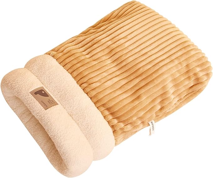 Cat Bed Cave-cat beds for Indoor Cats,Soft and Comfortable,Warm nest,Cute cat House,Semi-Enclosed cat Bed,Kitty pet hut,Hideaway,Winter Cat House (Basic)