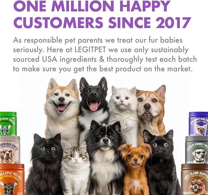 Collagen Dog Chews for Joint & Skin Health 120 Soft Chews All Breeds Mobility, Cartilage Repair & Pain Relief Hip & Joint Skin Coat Anti-inflammatory Support Eggshell Membrane Senior & Adult Dogs