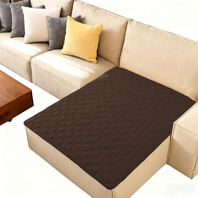 hyha Waterproof Dog Bed Blanket, Soft Pet Blankets, Waterproof Couch Cover for Dogs, Reversible Sofa Covers Washable for Furniture (40x50 Inch, Chocolate/Dark Grey)