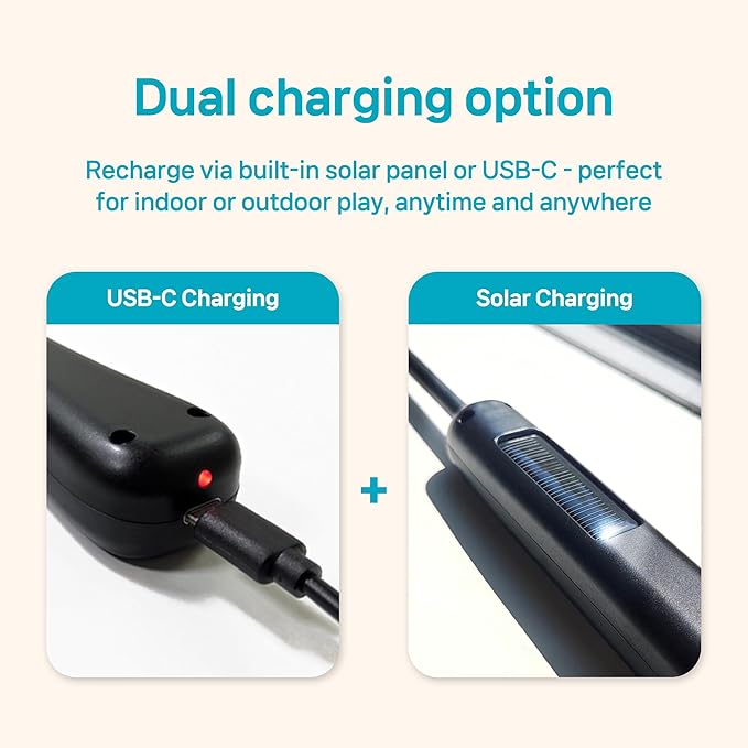 THE WAYS Lumiwhisker Cat Toys for Indoor Cats, LED Light Wand Toy