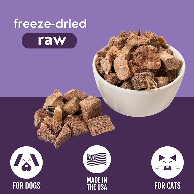 Momentum Carnivore Nutrition Freeze-Dried Pork Tenderloin Dog Treats & Cat Treats – Single-Ingredient, High-Protein, Grain-Free, Lean & Naturally Tender – Made in USA – 3.5 oz Bag
