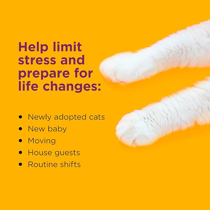 Comfort Zone 30 Day Starter Kit: 1 Cat Calming Diffuser & 1 Refill; Cat Pheromones Help Anxiety; Reduce Stress, Urine Marking, Scratching