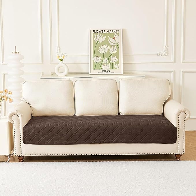 hyha Waterproof Dog Bed Blanket, Soft Pet Blankets, Waterproof Couch Cover for Dogs, Reversible Sofa Covers Washable for Furniture (30x70 Inch, Chocolate/Chocolate)