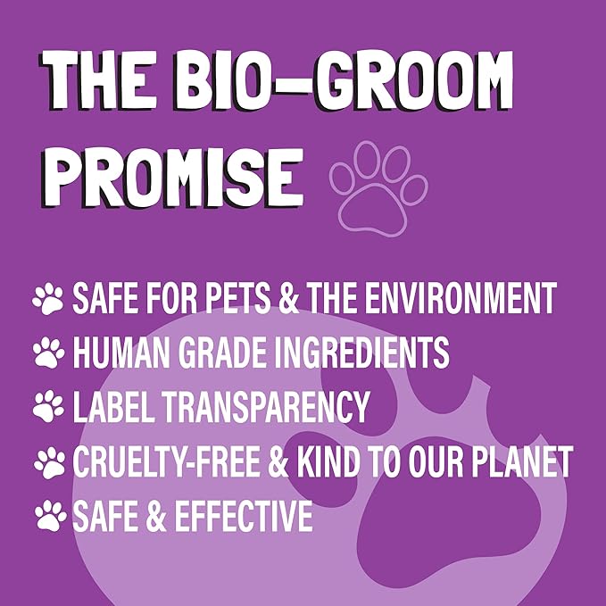 Bio-Groom Dog Shampoo and Conditioner Set - Tearless Shampoo for Dogs, Puppies & Cats, Moisturizing Conditioner for Dry Skin - Silk Conditioning Creme Rinse & Tear Free Shampoo, 12 Fl Oz Each (1 Set)