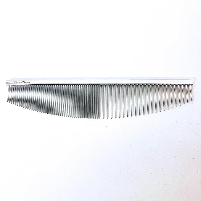 Warren London Copper Crescent Comb 6.5 inches – Premium Dog Grooming Comb for Professional-Quality Results Comfort Control Durability and Detail